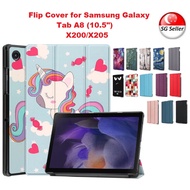 Samsung Tab A8 2021 (SM-X200/SM-X205) Book cover | Tab 10.5" | Latest Version released in 2022 in Singapore