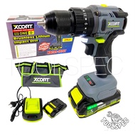 XCORT สว่านกระแทกมอเตอร์บลัเลส 21V ขนาด 10 มม. สว่านไร้สายเจาะปูน แรงบิด 70 NM. โมเดลใหม่ รุ่น XC9-1