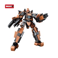 Woma Toys C4010 435 Pieces Transform AK47 Building Plastic Block Gun to Mech Building Kit Toy Set fo