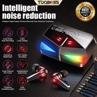 Headset Bluetooth Tahan Air TWS Mic Earphone Power Bank 5000mAh dengan Reduksi Suara Pintar