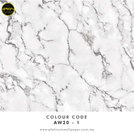 ( Ready Stock) Thickened PVC wallpaper wallpaper Washable wallpaper wallpaper waterproof Non Adhesiv