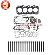 1KZ 1KZT 1KZTE Engine complete Full gasket set kit cylinder head bolt  for Toyota 4 Runner Land crui