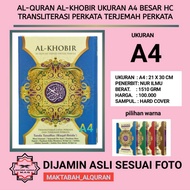 AL QURAN AL KHOBIR SIZE A4 HC TRANSLITERATION WORD TRANSLATION WORD WORD