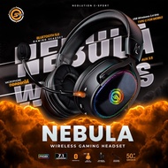 🔔หูฟังเกมมิ่งไร้สายมีไมโครโฟน Neolution E-Sport  Nebula Wireless  มีไฟ RGB 7.1 Dual mic BT+ 2.4GHz🎀