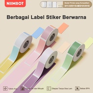 NIIMBOT D11/D110/D101 Printer Label Paper Stickers, Colorful Marker Label Stickers