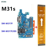 USB Type-C Repair Charging Port Dock Connector Board + Main Motherboard Flex Cable For Samsung Galax