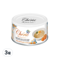 Cherie 法麗 全營養主食罐系列 泌尿道保健  雞肉佐南瓜  80g  3罐