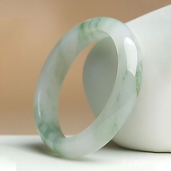 Jade bracelet jade bracelet Natural Xinjiang Tianshan jade Snow jade Floating Flower jade bracelet F