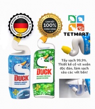 Dung dịch nước tẩy bồn cầu Duck con vịt 5in1 hàng chuẩn Đức 750ml sạch 999% với cổ vịt xoắn thông mi