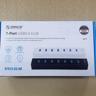 USB HUB 3.0 7 PORT ORICO H7013U3 with adapter -ORICO