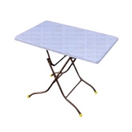 (3V) 2x3 Feet Plastic Foldable Table Portable Dining Table Study Table Kithen Table Outdoor Meja Lipat Plastik Serbaguna
