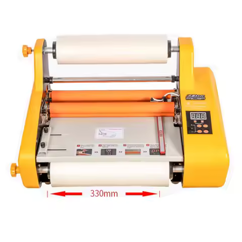 Cold & Hot Laminating Machine FM3510 A3 Photo Film Laminating Machine Cold Plastic Electric Sealing 