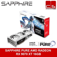 SAPPHIRE PURE AMD Radeon RX 9070 XT GPU 16GB OC GDDR6
