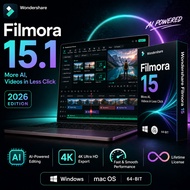 ✅SELF REDEEM ✅ 🔥 Wondershare Filmora 15.1 2026 For Win/Mac 64-Bit | Video Editing Software | Lifetim