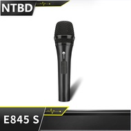 NTBD ที่มีคุณภาพสูง E845S มืออาชีพแบบไดนามิกสายไมโครโฟน E845 Cardioid ไมค์ที่มีสวิตช์เปิด/ปิดสำหรับป