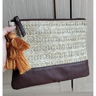 Woven Wedding Leather Bag Global Work Brand