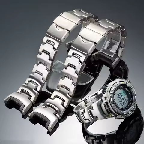 Lightweight Titanium Watch Strap For Casio Protrek Watch 3135 PRG-130T PRG-240T PRW-1500YTJ watch ba