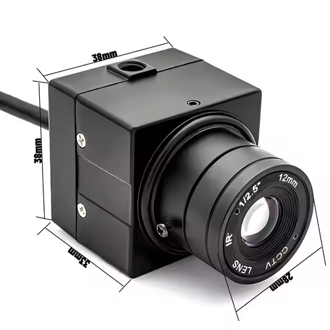 4MP Webcam HD Digital Metal Mini IP Camera POE 1/2.9" CMOS Low Illumination AI MotionDetection CCTV 