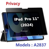 Anti Spy For iPad Pro 11 M4 A2837 A2836 Screen Protector PET Film Privacy