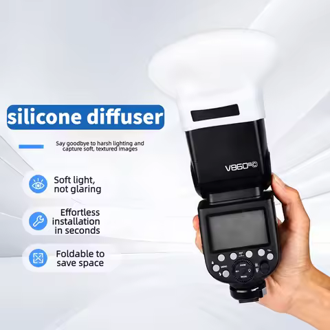 Flashlight Softbox Foldable Softball For Godox Tt520Ii Tt600 V850Ii V860Ii Ad200Pro Photography Ligh