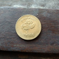 coin kuno 500 bunga melati 1992