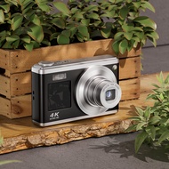 FOTO DC403 4K High-Definition DC403 Compact Camera Front and Rear Dual IPS Display 10X Optical Zoom