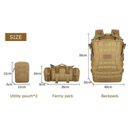 Tactical Backpack 55L Army Backpack Tactical Military HT Bag