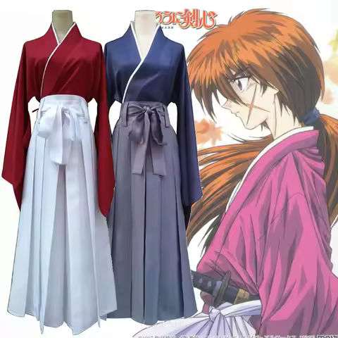 Rurouni Kenshin Executioner Himura Kenshin Kimono Kendo Suit Cosplay Costume
