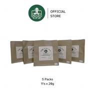 Sin Bee King Hainan Kopi-O Classic Roast Ground Coffee Beans No sugar added Multipack (5 packs x 11 