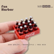Mini Coke Ornament Set / Classic Coca-Cola / Funny Home Decoration / Plastic Coke model / Bottle Cok