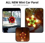 Car lantern, mini parol for car, christmas, xmas car lantern, parol with led lights, parol christmas