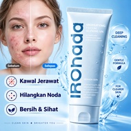 IROhada Pencuci Muka Kawal Jerawat, Hilangkan Noda, Mencerahkan & Melembapkan Kulit untuk Kulit Berm