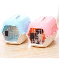 Portable Carrier Plastic Cage Pet Dog cat Sangkar Kucing Anjing House Puppy Kitten Rumah haiwan Perliharaaan Ringan
