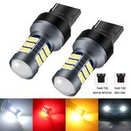 2pcs T20 LED 7440 7443 Led WY21W W21W Led Bulbs Car Signal Lamp T20 3030 27SMD Backup Reversing Ligh