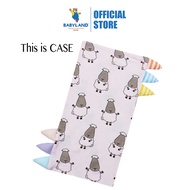 Baa Baa Sheepz Bed-Time BuddyTM Case Big Sheepz Pink with Color & Stripe tag - Medium