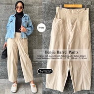 NO CANCEL• Benjie Barrel Pants by Mutia• Women's Plain Pants