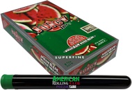 Juicy Jay's Superfine 1 1/4 Size Papers | Wham Bam Watermelon | Full Box (24 Packs) | Includes Juicy