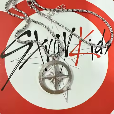 Han Felix New Compass Necklace for Stay Minimalist Accessories Jewelry 2023 Design Fans Gift K-pop B