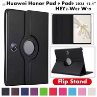For Honor Pad 10 12.1 / Honor Pad 9 12.1 inch X9A X9 X7 X8A Flip Leather 360 Rotating Hard Case