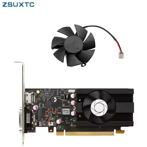 HA5010M12F-Z 45mm 0.1A 2pin GT 1030 GPU VGA Alternative Cooler Graphics Card Fan For MSI GeForce GT1