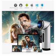 Mastersat โปรเจกเตอร์ แบบพกพา Android 5.1 30w 1000 Lumens Mini Led DLP Headlight Full HD Project