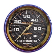 Ori Thailand Auto Meter Blower Boost Meter Carbon Fiber 35psi 60Psi Turbo Boost Blower Meter Gauge D