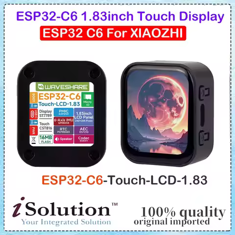 ESP32-C6-Touch-LCD-1.83 DeepSeek AI Voice Chat ESP32 C6 Development Board 1.83 inch TouchScreen Disp