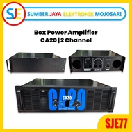 Power Amplifier Box CA 20 2 channels Empty Amplifier Box CA 20 Panel 3U