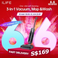 ILIFE W90 /W90 pro Cordless Wet And Dry Vacuum Cleaner Self-cleaning (Floor Washer) 0.58L Clean Wate