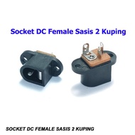 2-Ear Female Chassis DC Socket - female body DC Socket
