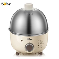 BEAR Korea ZDQ-B07C3 All-Stainless Steel Egg Steamer 1-Tier 30Min Timer Cookware