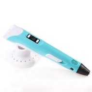 P2 3D 立體塗鴉繪畫打印筆 | 屏幕顯示溫度調節 - 藍色