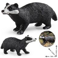Simulation Animal Toy Model European Badger Dog Badger Weasel Branch Badger Weasel Children Cognitiv