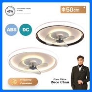 【GuangMao】Electric Fan DC Motor Ceiling Fan With Light Bedroom φ50cm LED Ceiling Light